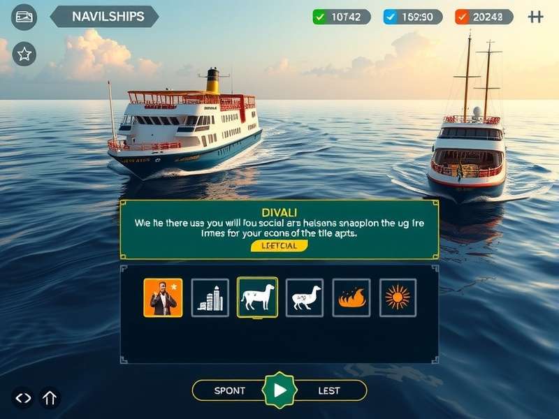 Kormas Coast Cruise ship customization interface